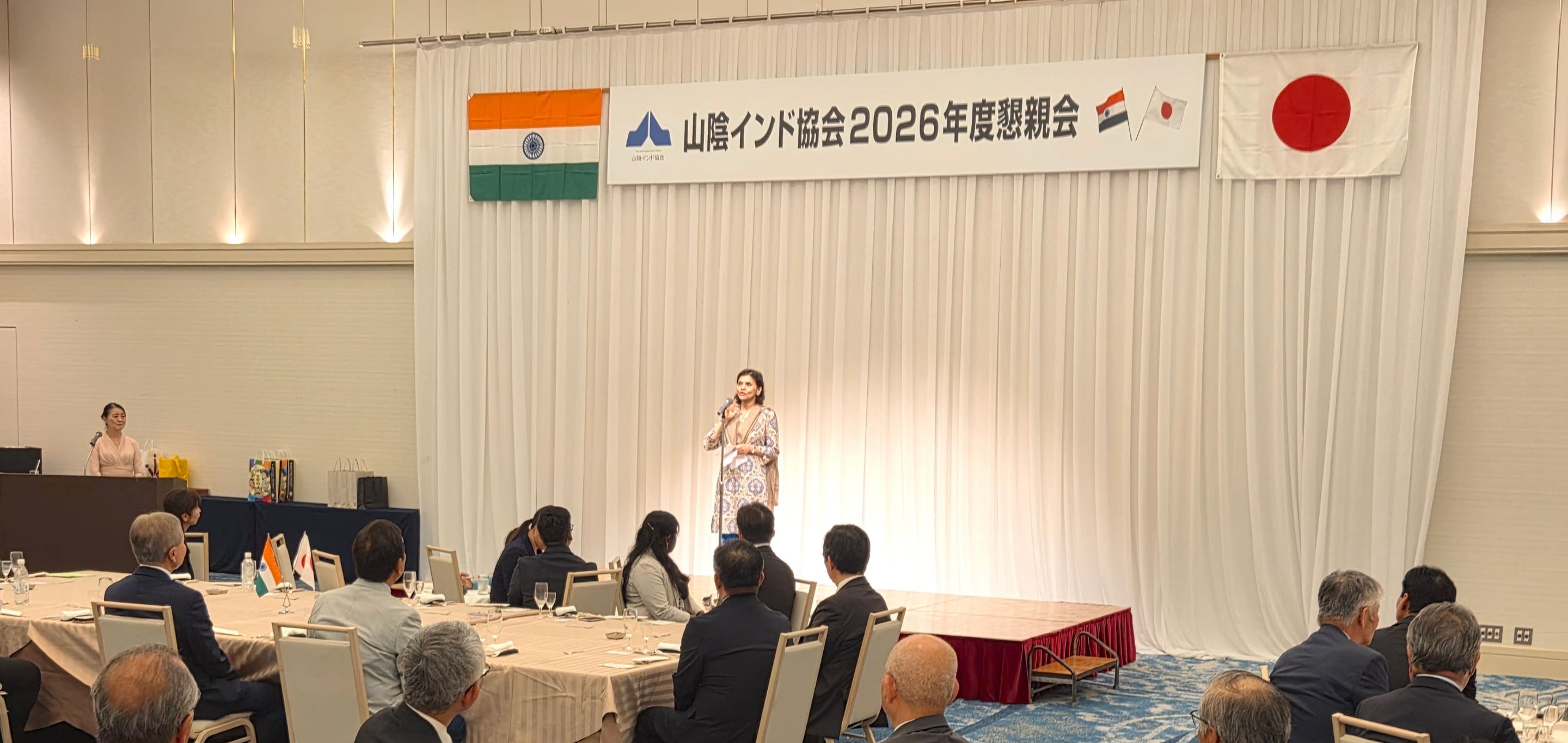 2026年度懇親会で挨拶するマリック駐日インド大使（2026.6.2）